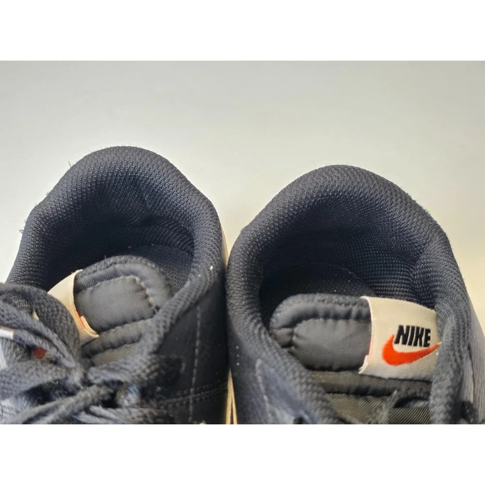 Nike Court Legacy Men's Sneakers‎ Size 9 Black White Faux Leather Athletic Shoes